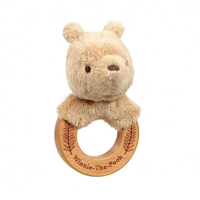 Sonaglio in legno e peluche di Winnie the Pooh