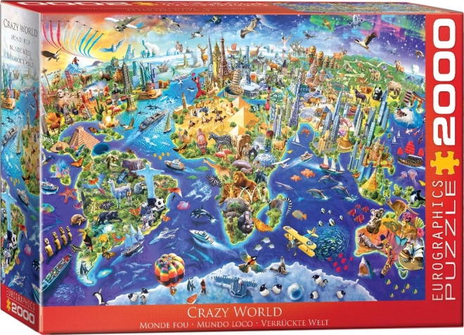 Puzzle Mondo Folle 2000 Pezzi