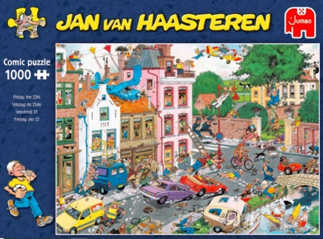 Puzzle JUMBO venerdì 13 con 1000 pezzi di Jan van Haasteren