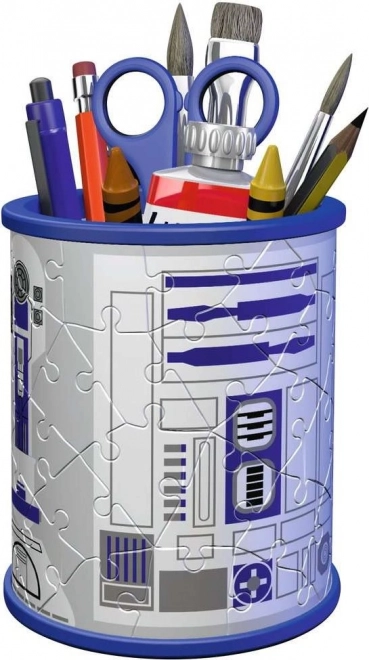 Portapenne 3D Puzzle Star Wars R2-D2