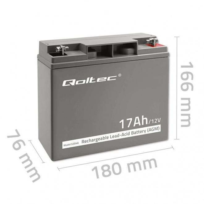 Batteria AGM 12V 17Ah per sistemi di emergenza