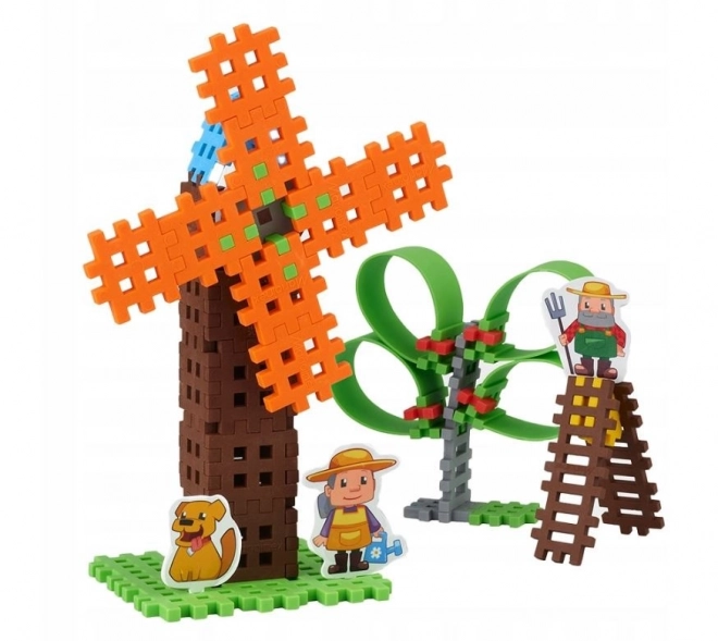 Blocchi da Costruzione Mini Waffle - Contadino Set Piccolo