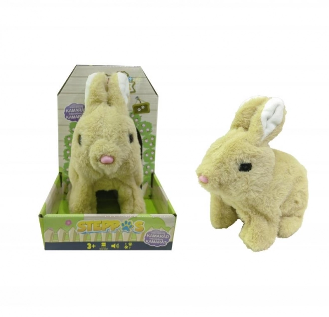Coniglietto a batteria beige