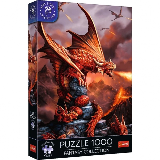 Puzzle Ognisty Drago di Anne Stokes