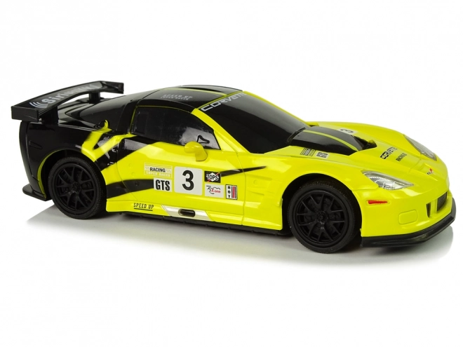 Auto sportivo telecomandato Corvette giallo