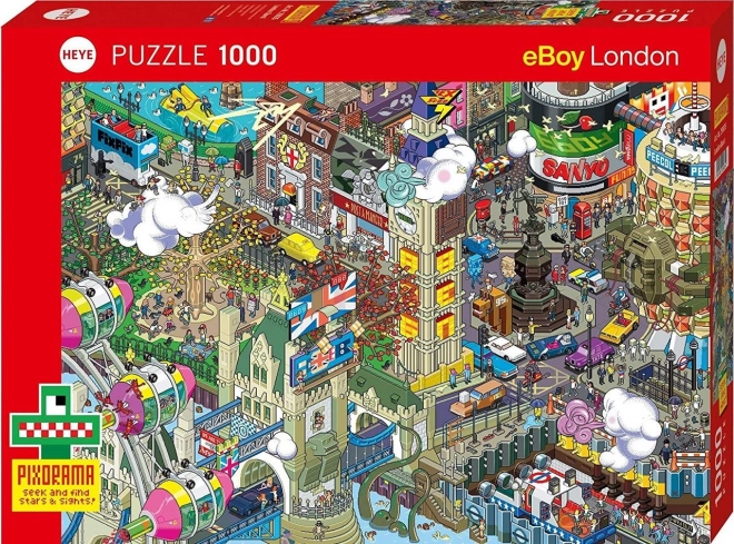 Heye puzzle: Londra percorso 1000 pezzi