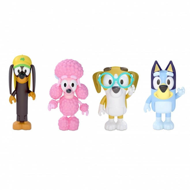 Set di 4 Personaggi Amici di Bluey