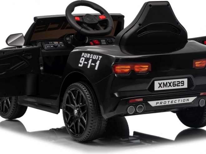 auto della polizia nero 911 Agenzia