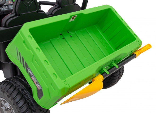 Auto Pick-Up Speed 900 pro bimbi Verdi + trazione 4x4 + pompa mobile + vano bagagli + telecomando + pala + LED audio