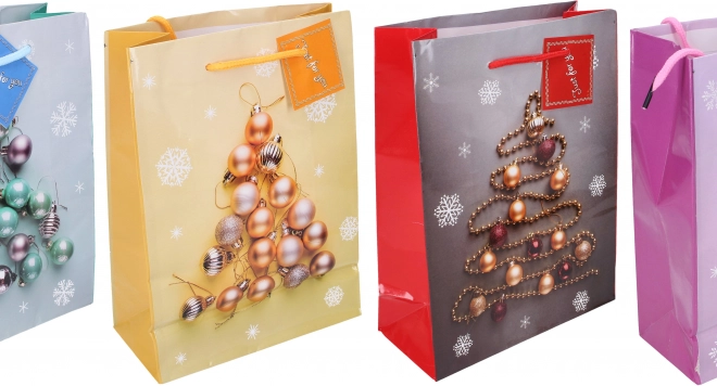 Grande borsa regalo natalizia