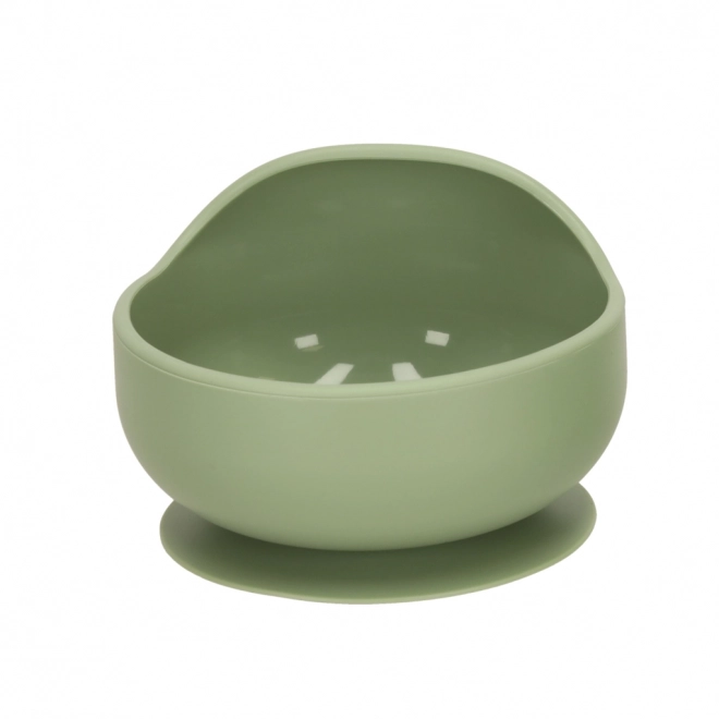 Set piatti in silicone per bambini verde