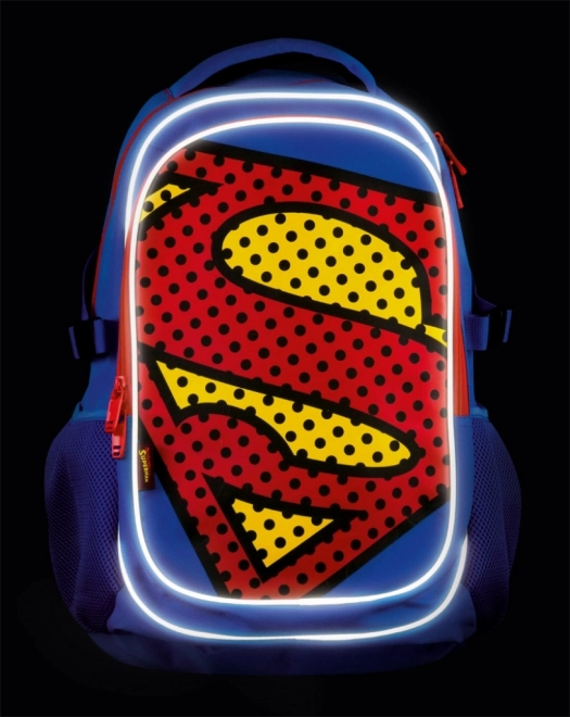 Zaino scolastico Superman con mantella