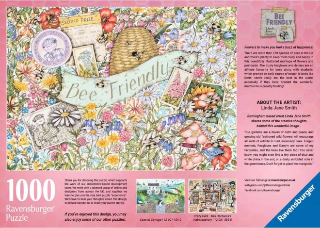Puzzle Ravensburger Al Mondo delle Api 1000 Pezzi