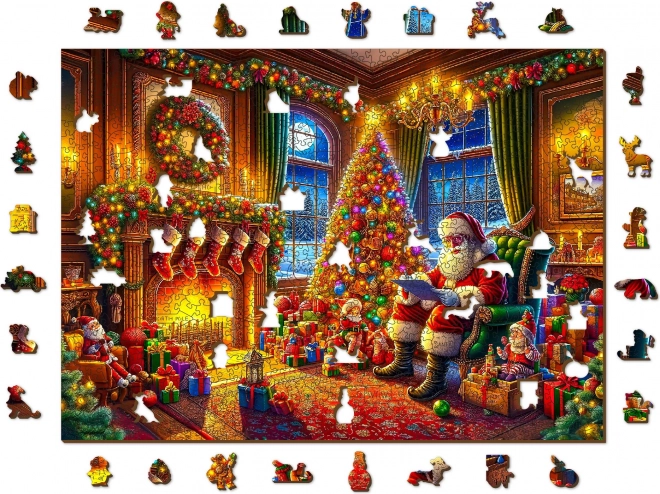 Puzzle di legno Magia della Vigilia di Natale