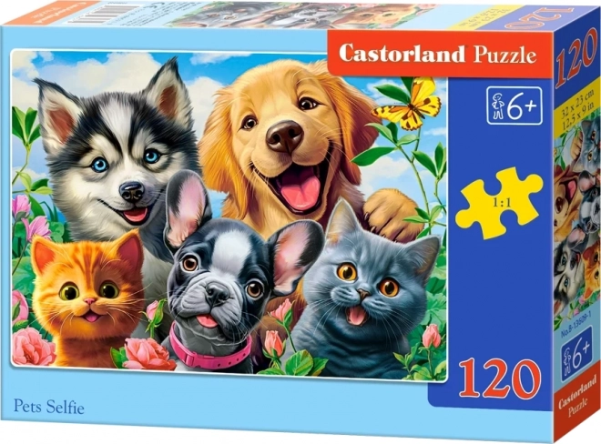 Puzzle Castorland selfie degli animali 120 pezzi