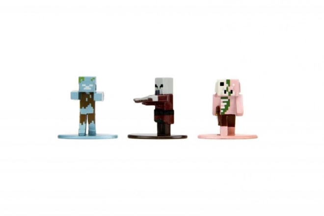 Set di nanofigurine da collezione MINECRAFT in metallo, serie 12