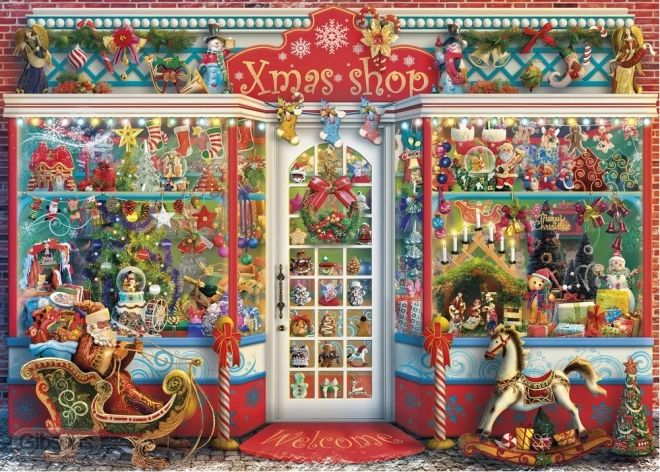 Puzzle Vetrina di Natale 1000 Pezzi