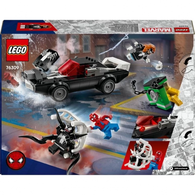 Spider-Man contro l'auto muscolare di Venom LEGO