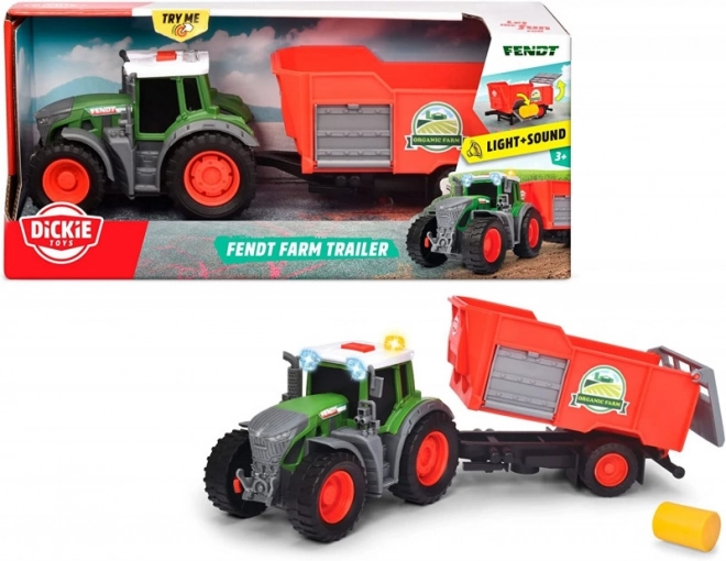 Trattore con Rimorchio Fendt 26 cm