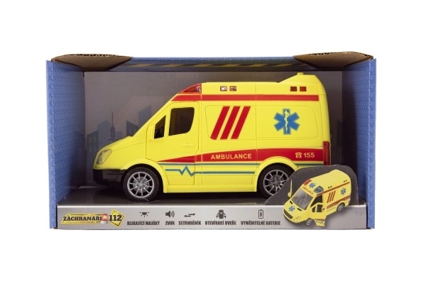 Ambulanza giocattolo con luci e suoni