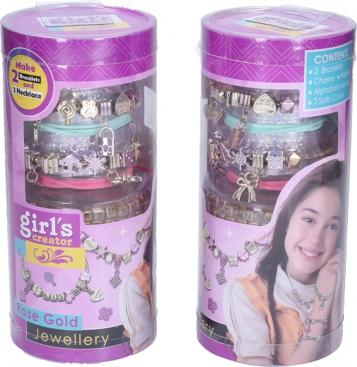 Ciondoli in oro rosa e lettere