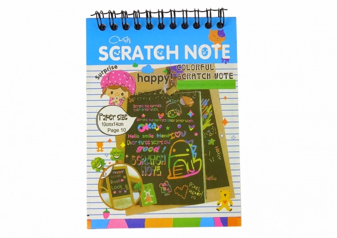 Notes Magico da Grattare per Bambini Blu