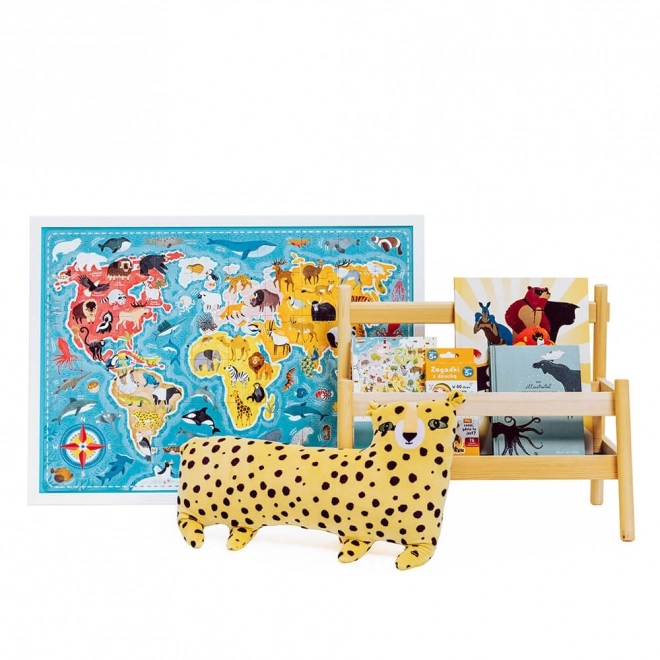 Puzzle Puzzlove 60 Pezzi - Mappa del Mondo Animali