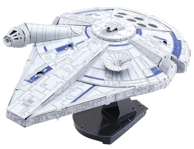 Puzzle 3D in metallo terra Star Wars: Il Millennium Falcon di Lando