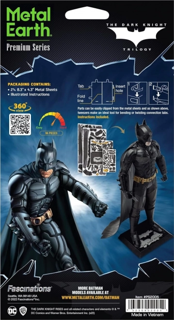 Puzzle 3D metallo Premium Serie: Batman, Il Cavaliere Oscuro