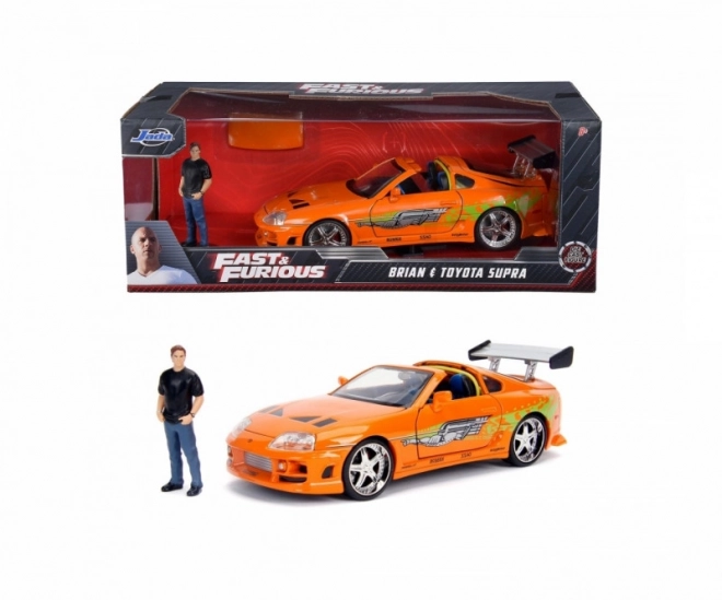 Auto 1995 Toyota Supra 1:24 con figura Brian O’Conner