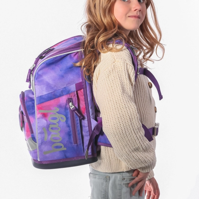 Set BAAGL Zippy Plus Cavallo: Cartella, Astuccio, Sacchetto, Grembiule, Portafoglio