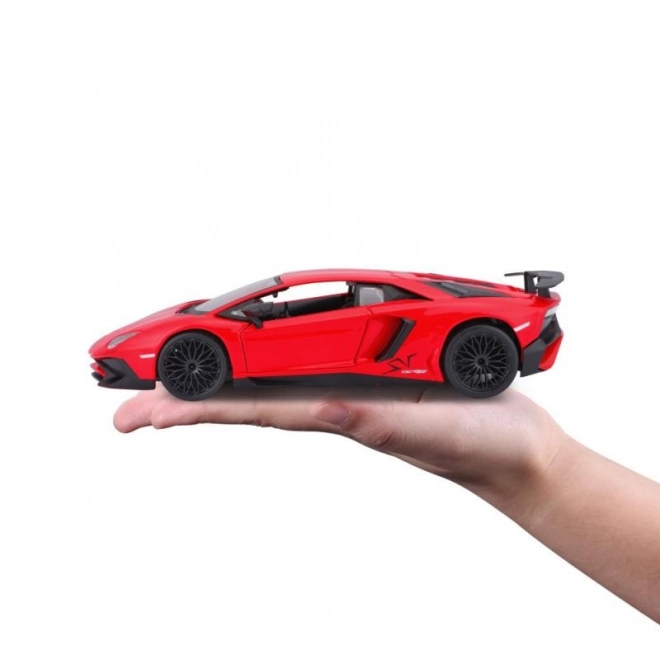 Lamborghini Aventador LP 750-4 SV Rosso Scala 1:24