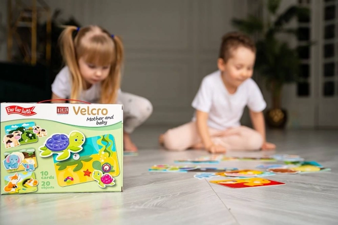 Scomposizione Velcro - Mamma e Cucciolo