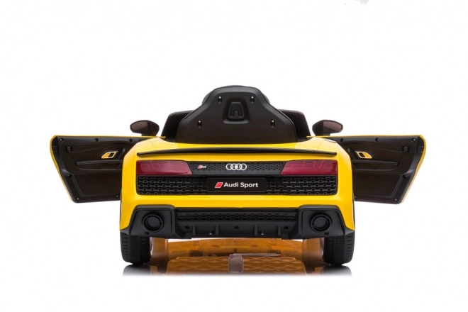 Auto a batteria Audi R8 bianco – Gialla