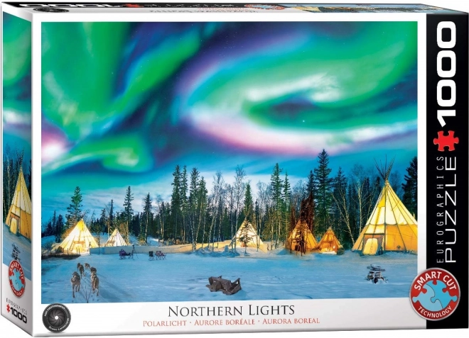 Puzzle Aurora Boreale Nordica - 1000 Pezzi