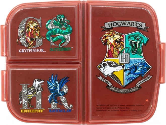 Multi Box per Merenda Harry Potter: Stemma Case di Hogwarts