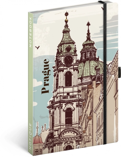 Blocco note NOTIQUE Praga con righe 13 x 21 cm