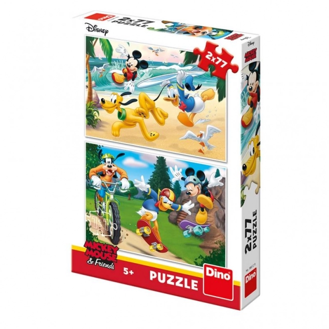 Puzzle Dino Mickey Sport e i Suoi Amici