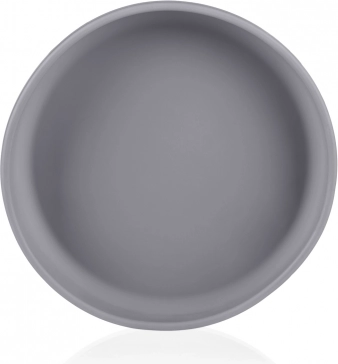 Piatto antiscivolo in silicone Dove Grey