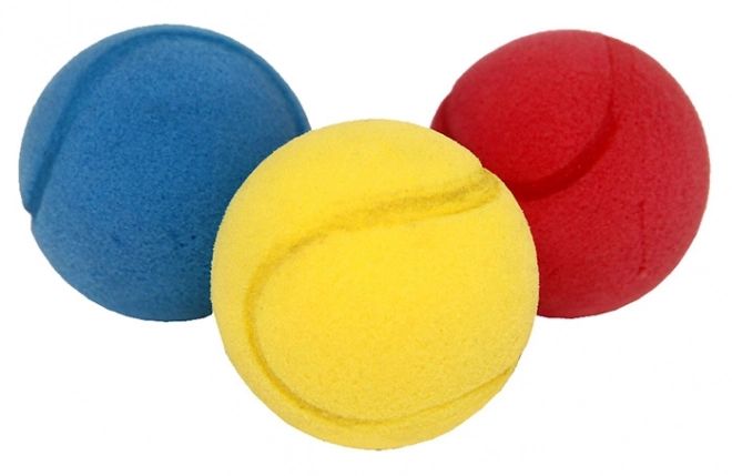 Palline morbide da soft tennis in schiuma diametro 7cm confezione da 3 pezzi