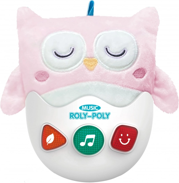 Gufo di peluche roly-poly con effetti