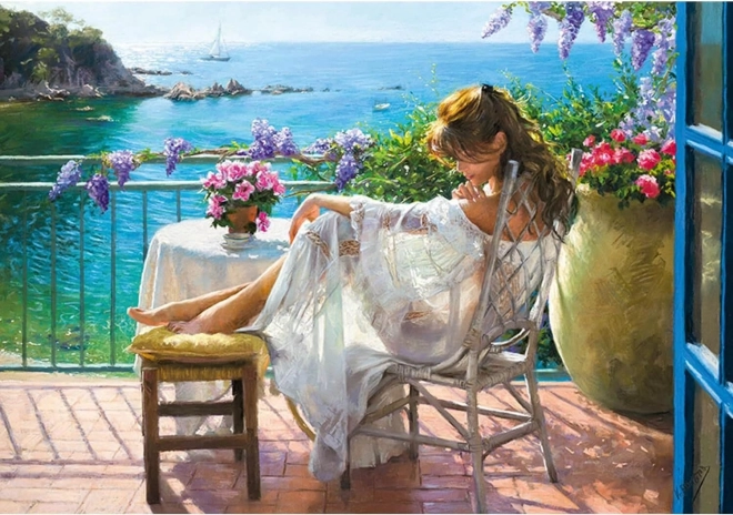 Puzzle Bella e il mare blu 2000 pezzi