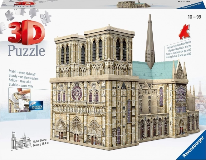 Puzzles 3D Cattedrale di Notre-Dame di Ravensburger