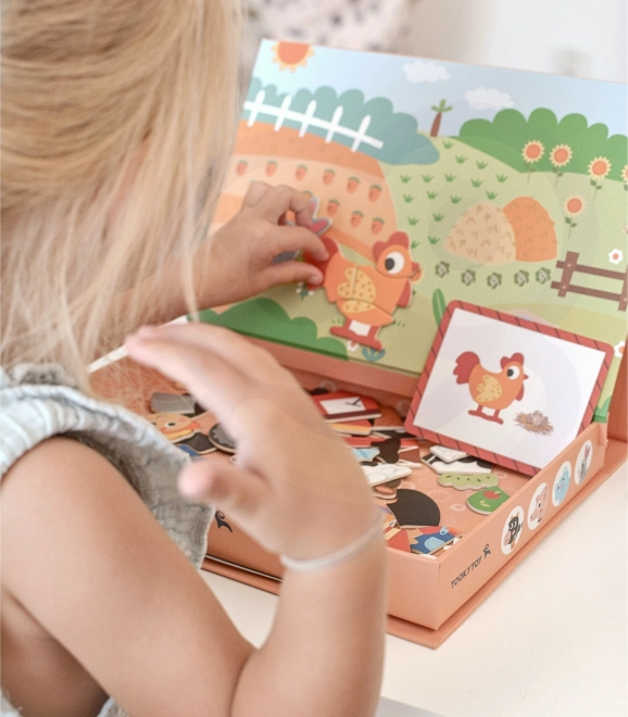 Puzzle Magnetico Fattoria Tooky Toy