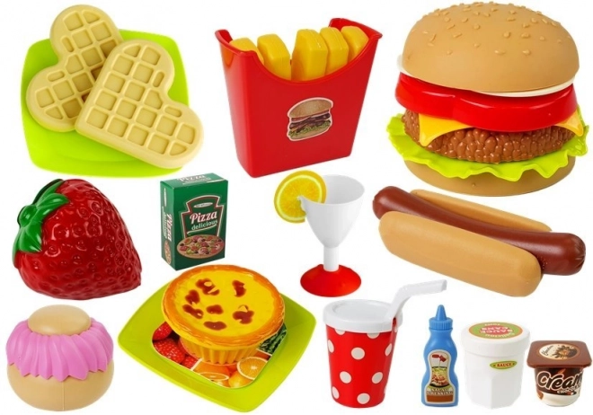 Set da cucina Fast Food per bambini