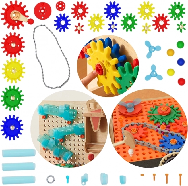 Masterkidz Set di Accessori per il Banco da Lavoro STEM 111 pezzi