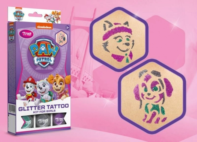 TyToo Glitter Tatuaggi PAW Patrol per ragazze