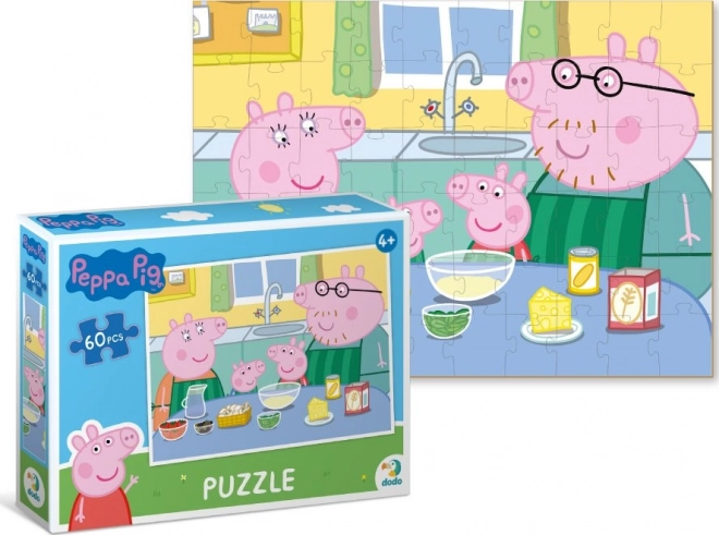 Puzzle Peppa Pig: cucinare insieme 60 pezzi