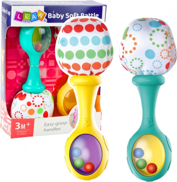 Set di sonagli sensoriali con palla morbida colorata