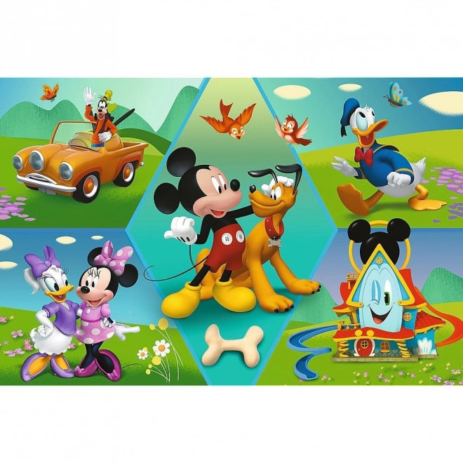 Puzzle Super Shape XXL di TREFL: Topolino Divertimento 60 Pezzi